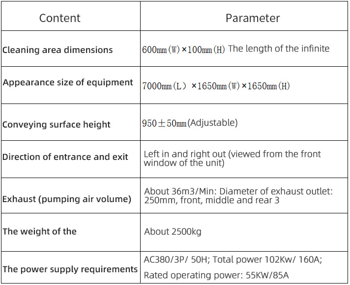 Packaging substrate cleaning machine Packaging substrate cleaning machine